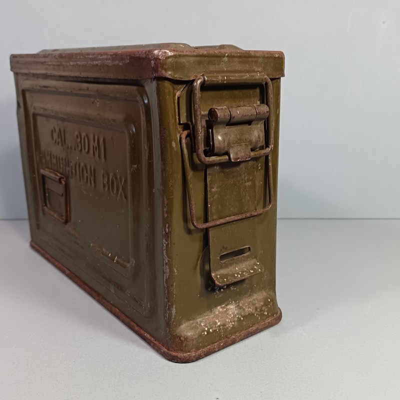 CAISSE A MUNITION CALIBRE 30 US WW2 AMMUNITION BOX CAL. 30 M1
